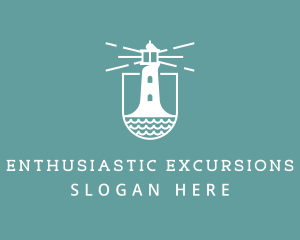 Classic Seaside Lighthouse logo design