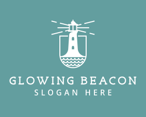 Classic Seaside Lighthouse logo design