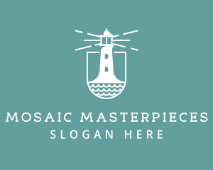 Classic Seaside Lighthouse logo design