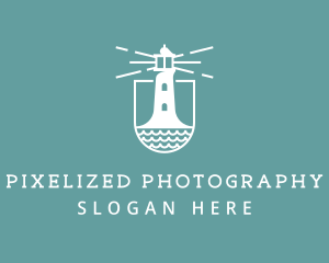 Classic Seaside Lighthouse logo design