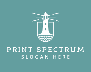 Classic Seaside Lighthouse logo design