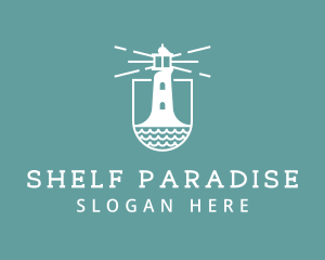 Classic Seaside Lighthouse logo design