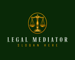 Justice Notary Law Firm logo design