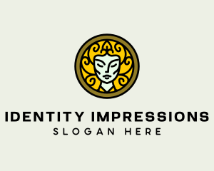 Villain Woman Character logo