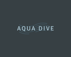 Ocean Aqua Wave  logo design
