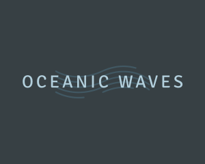 Ocean Aqua Wave  logo design