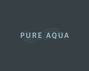 Ocean Aqua Wave  logo design