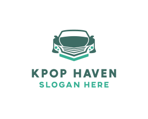 Green Car Rental  logo design