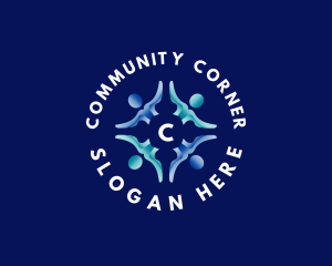 Community People Organization logo design