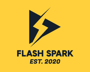 Flash Thunder Media logo design