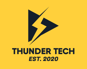 Flash Thunder Media logo design