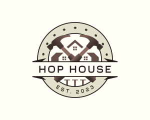 Hammer House Repair logo design