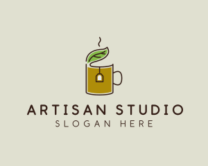 Green Tea Herbal logo design