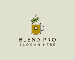 Green Tea Herbal logo design