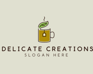 Green Tea Herbal logo design