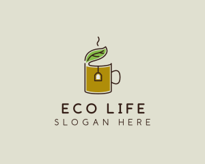 Green Tea Herbal logo design