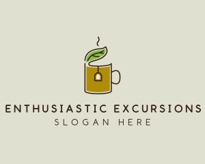 Green Tea Herbal logo design