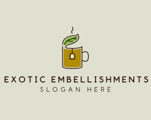 Green Tea Herbal logo design