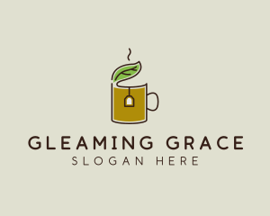 Green Tea Herbal logo design