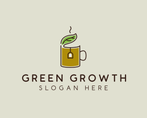 Green Tea Herbal logo design