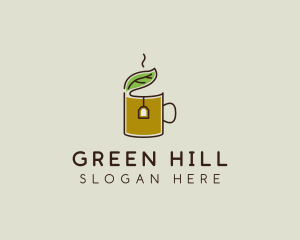 Green Tea Herbal logo design