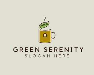 Green Tea Herbal logo design