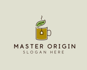 Green Tea Herbal logo design