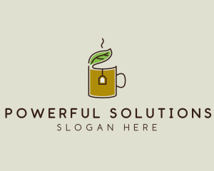 Green Tea Herbal logo design