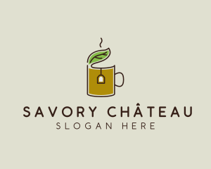 Green Tea Herbal logo design