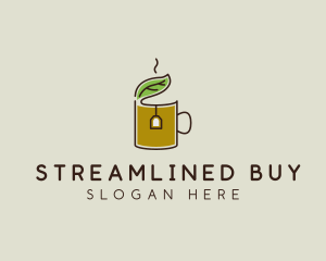 Green Tea Herbal logo design