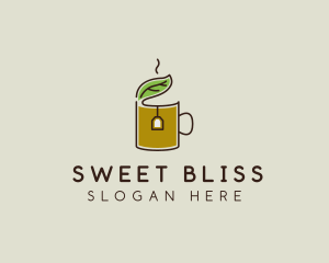 Green Tea Herbal logo design