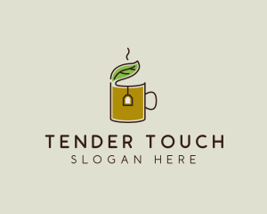 Green Tea Herbal logo design