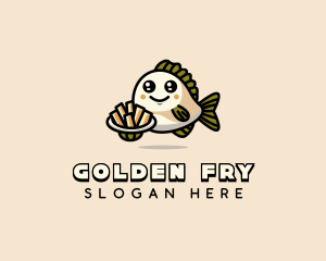 Fish Chips Cook logo design