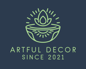 Tealight Candle Decor  logo design