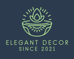 Tealight Candle Decor  logo design