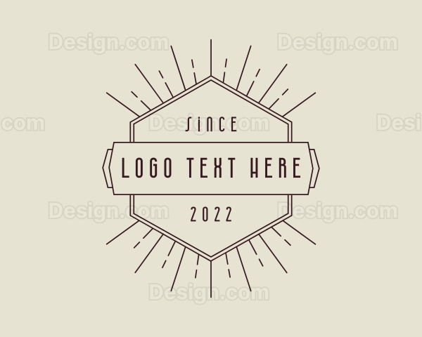 Generic Startup Badge Logo