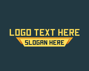 Yellow Modern Banner logo