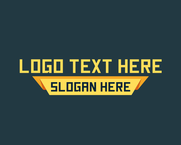 Yellow logo example 1