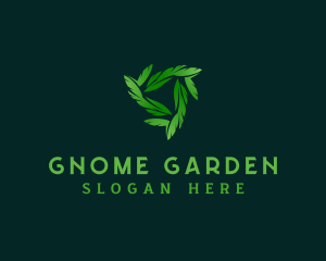 Leaf Wellness Garden logo design