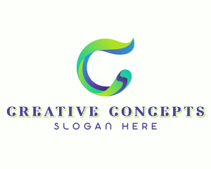 Creative Business Letter C logo design