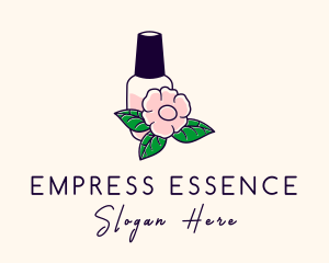 Natural Flower Perfume  logo design