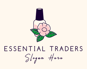 Natural Flower Perfume  logo design