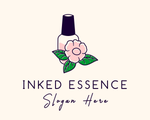 Natural Flower Perfume  logo design