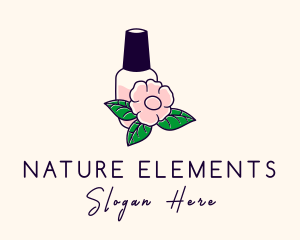 Natural Flower Perfume  logo design