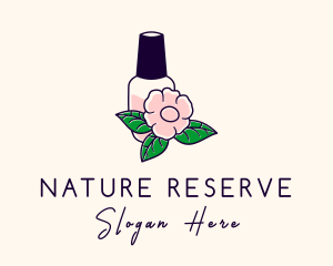 Natural Flower Perfume  logo design