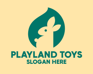 Green Bunny Toy  logo