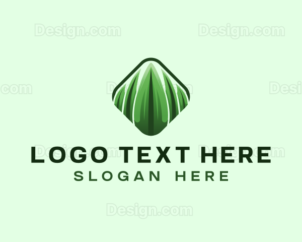 Grass Lawn Landscaping Logo