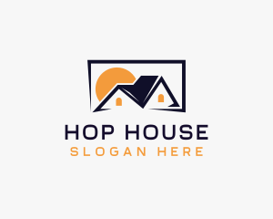 Resort House Accommodation logo design