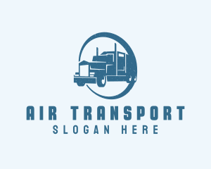 Logistics Transport Truck logo design