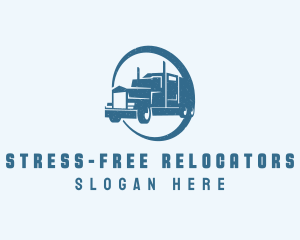 Logistics Transport Truck logo design